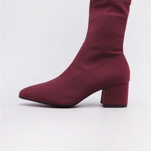 Vagabond Burgundy Heeled Boots